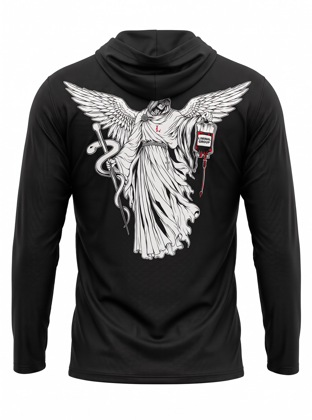 DELAY DEATH lightweight UPF50 summer hoodie